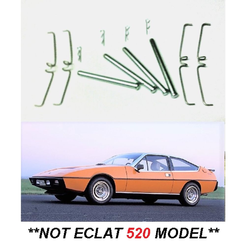 FRONT BRAKE PAD FITTING KIT - PINS & SPRINGS (Lotus Elite & Eclat) (**Not Eclat 520 Model**) (1974- 82)